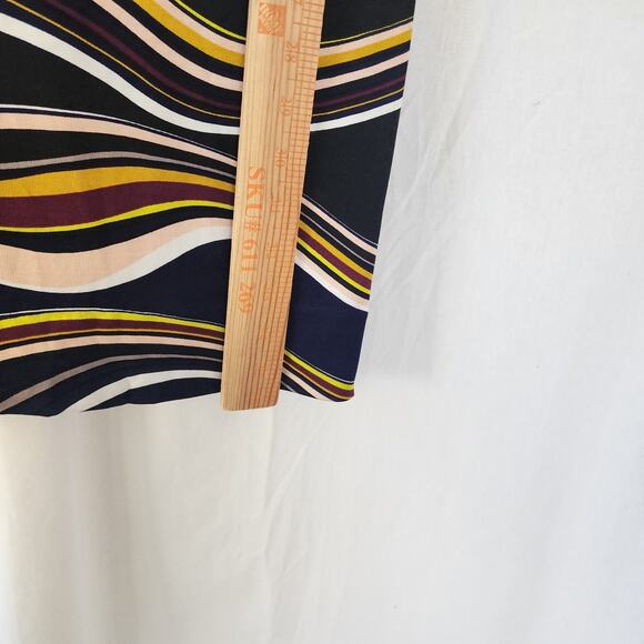 DVF Diane Von Furstenberg Mini Dress Size 8 Silk Retro Preppy - Picture 10 of 11